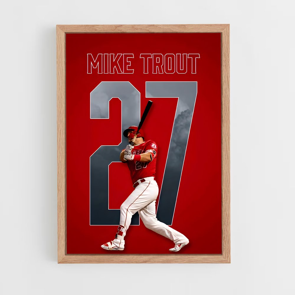 Poster Le Phénomène Trout – affiche Baseball (vue 4)